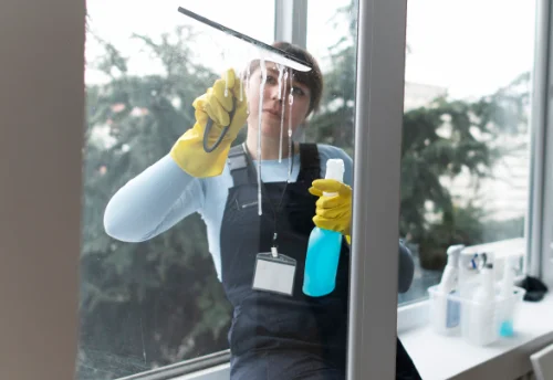 Nettoyage de vitres intérieures et extérieures à Bouresse